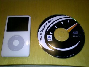 El iPod y el CD con instrucciones